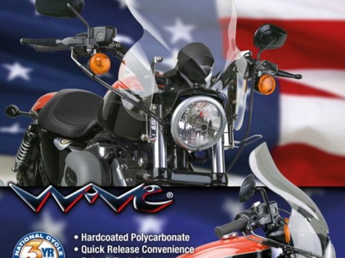 NATIONAL CYCLE PARABREZZA SWITCHBLADE WAVE A SGANCIO RAPIDO