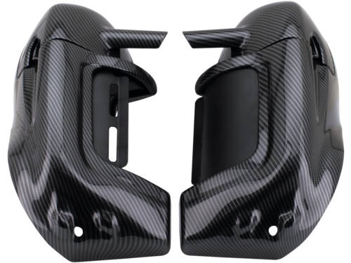 CARENATURA INFERIORE ASPETTO CARBONIO CON PORTAOGGETTI