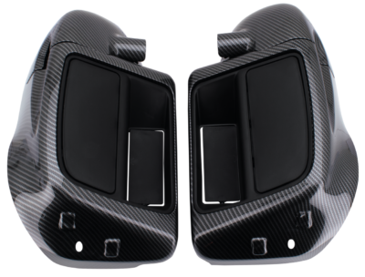 CARENATURA INFERIORE ASPETTO CARBONIO CON PORTAOGGETTI