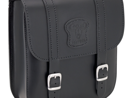 BORSA DA FORCELLONE SQUARED TEXAS LEATHER PER SOFTAIL