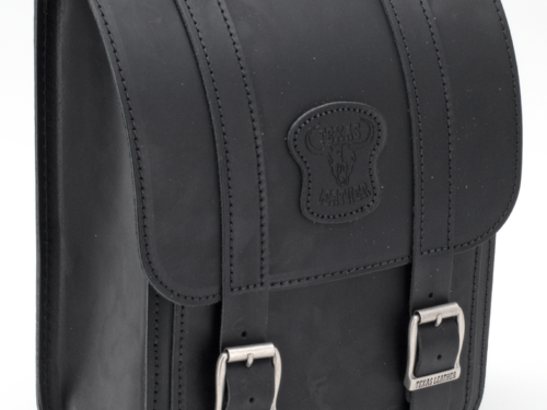 BORSA DA FORCELLONE SQUARED TEXAS LEATHER PER SOFTAIL