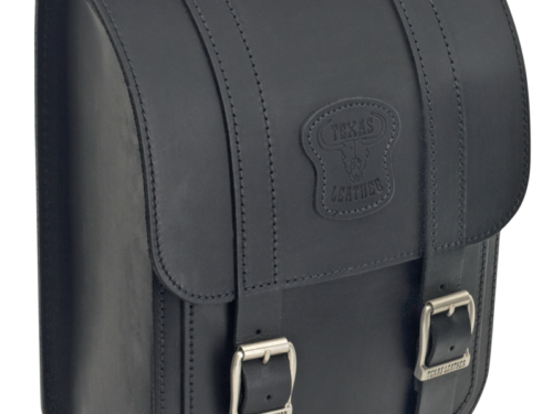 BORSA DA FORCELLONE SQUARED TEXAS LEATHER PER SOFTAIL