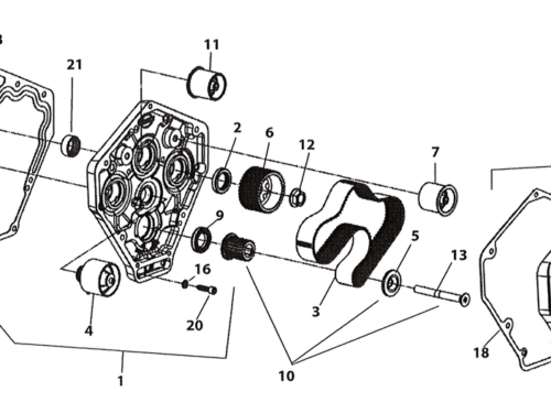 X-WEDGE CAMSHAFTS, CAM DRIVE AND CAM COVER
