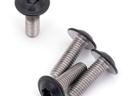 VITI PARACALORE IN ACCIAIO INOX NERE PER SPORTSTER S