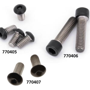 VITI FANALE NERE IN ACCIAIO INOX