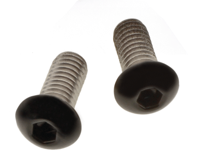 VITI FANALE NERE IN ACCIAIO INOX