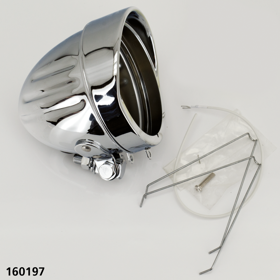 FARO SUPPLEMENTARE CROMATO DA 4 1/4" LONG BODY CON ATTACCO INFERIORE | 1 FARO SUPPLEMENTARE CROMATO DA 4 1/4" LONG BODY CON ATTACCO INFERIORE