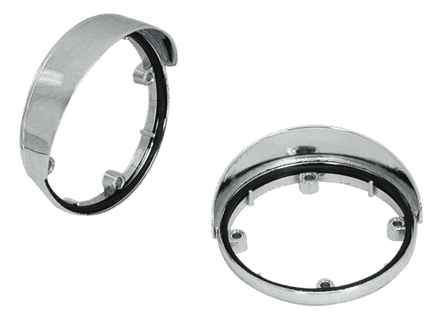 VISIERE PRESSOFUSE CROMATE PER FRECCE | 1 VISIERE PRESSOFUSE CROMATE PER FRECCE