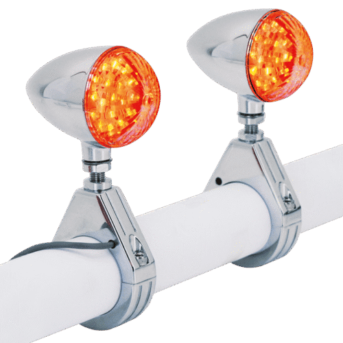 INDICATORI DI DIREZIONE A LED HI-POINT PER MONTAGGIO SU FORCELLE