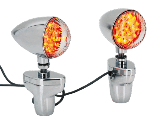 INDICATORI DI DIREZIONE A LED HI-POINT PER MONTAGGIO SU FORCELLE | 1 INDICATORI DI DIREZIONE A LED HI-POINT PER MONTAGGIO SU FORCELLE