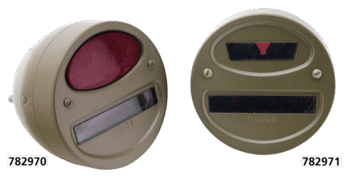 FANALE POSTERIORE SAMWEL STILE BLACKOUT MILITARE PER WLA | 1 FANALE POSTERIORE SAMWEL STILE BLACKOUT MILITARE PER WLA