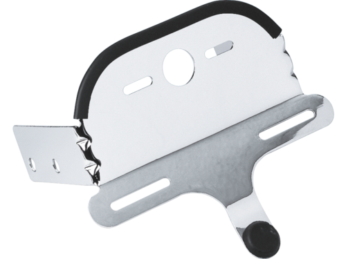 SUPPORTO FANALE POSTERIORE E TARGA CUSTOM PER FAT BOB