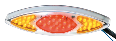 FANALE POSTERIORE UNIVERSALE A LED CON INDICATORI DI DIREZIONE A LED