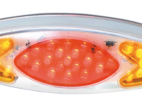 FANALE POSTERIORE UNIVERSALE A LED CON INDICATORI DI DIREZIONE A LED