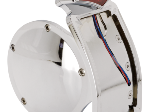 COPERCHIO ISPEZIONE CON STAFFA PORTATARGA E FANALE POSTERIORE DIAMOND A LED