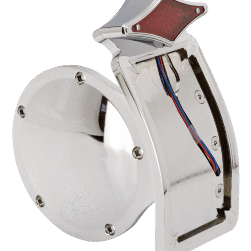 COPERCHIO ISPEZIONE CON STAFFA PORTATARGA E FANALE POSTERIORE DIAMOND A LED