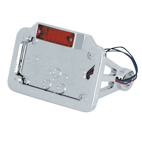 STAFFA MONTAGGIO TARGA E LUCE A LED