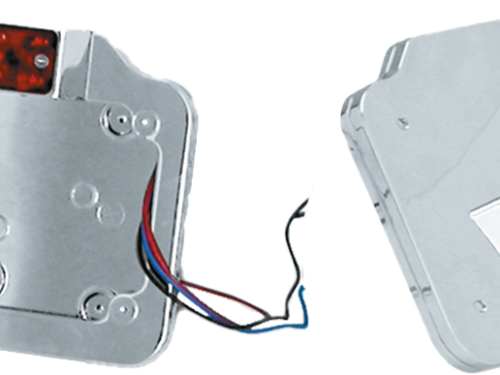 STAFFA MONTAGGIO TARGA E LUCE A LED