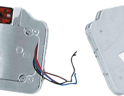 STAFFA MONTAGGIO TARGA E LUCE A LED