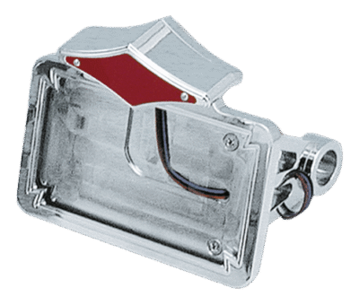 SUPPORTO TARGA CON FANALE A LED STILE DIAMANTE