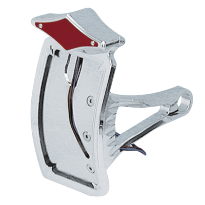 SUPPORTO TARGA CON FANALE A LED STILE DIAMANTE