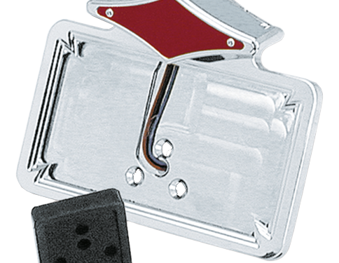 SUPPORTO TARGA CON FANALE A LED STILE DIAMANTE