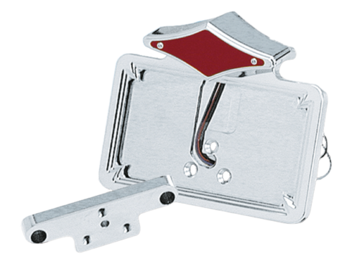 SUPPORTO TARGA CON FANALE A LED STILE DIAMANTE