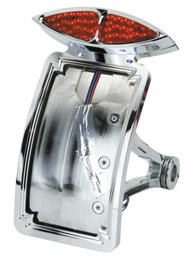 STAFFE PORTATARGA CYCLOPS PER MONTAGGIO LATERALE O SU PARAFANGO CON FANALE POSTERIORE A LED