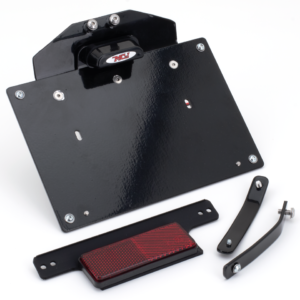 STAFFA PORTATARGA CON LUCI PER SOFTAIL MILWAUKEE EIGHT DA MCJ