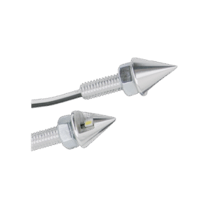 MINI LUCI TARGA A LED A CUPOLA E A PUNTA