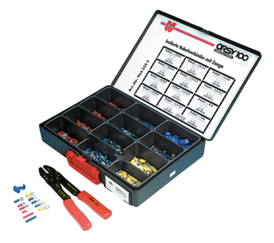 CASSETTA CON CONNETTORI ASSORTITI