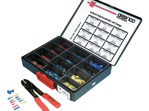 CASSETTA CON CONNETTORI ASSORTITI