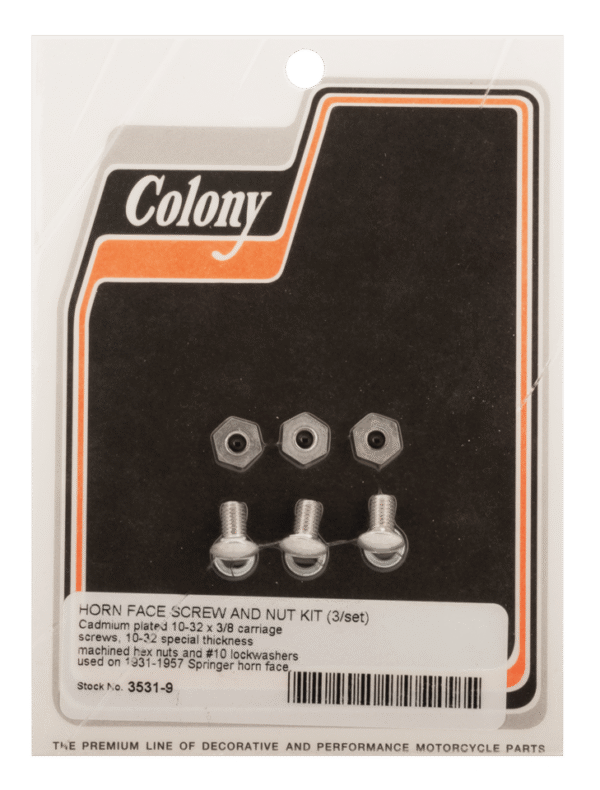 KIT VITI E DADI COPERTURA CLACSON PER SPRINGER COLONY