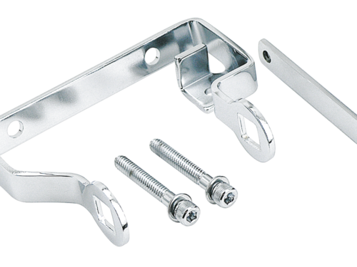 STAFFA CROMATA PER BOBINA ED INTERRUTTORE PER SPORTSTER