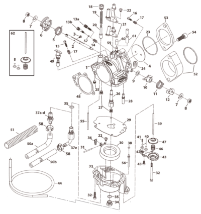 RICAMBI PER CARBURATORI S&S SUPER E E SUPER G