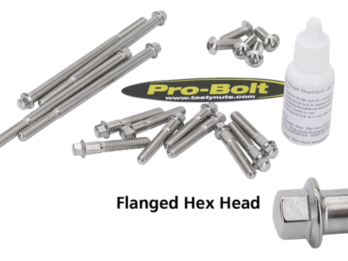 KIT DI BULLONERIA IN ACCIAIO INOX LUCIDATA A SPECCHIO PRO-BOLT