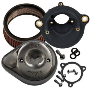 KIT FILTRO ARIA S&S STEALTH A GOCCIA CROMATO SCURO