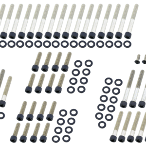 KIT VITI NERE IN ACCIAIO INOX PER MOTORE CAMBIO E PRIMARIA