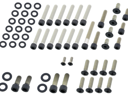 KIT VITI NERE IN ACCIAIO INOX PER MOTORE CAMBIO E PRIMARIA