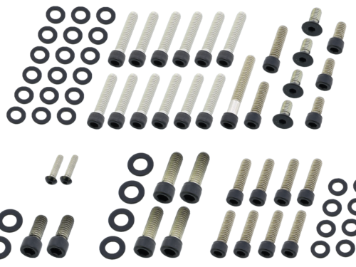 KIT VITI NERE IN ACCIAIO INOX PER MOTORE CAMBIO E PRIMARIA