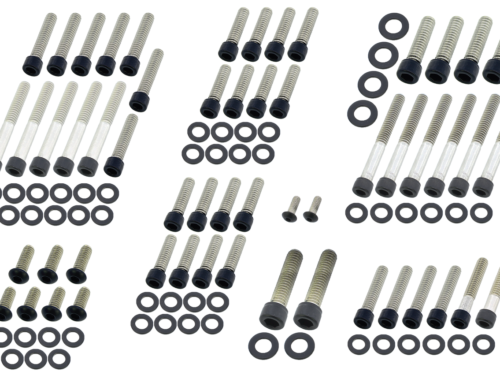 KIT VITI NERE IN ACCIAIO INOX PER MOTORE CAMBIO E PRIMARIA