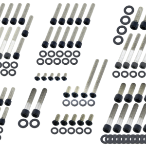 KIT VITI NERE IN ACCIAIO INOX PER MOTORE CAMBIO E PRIMARIA