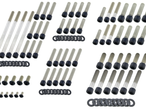KIT VITI NERE IN ACCIAIO INOX PER MOTORE CAMBIO E PRIMARIA