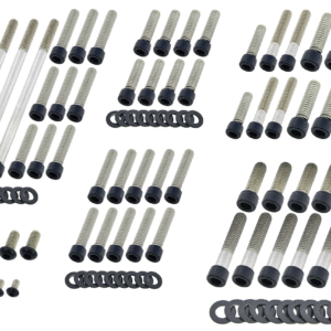 KIT VITI NERE IN ACCIAIO INOX PER MOTORE CAMBIO E PRIMARIA