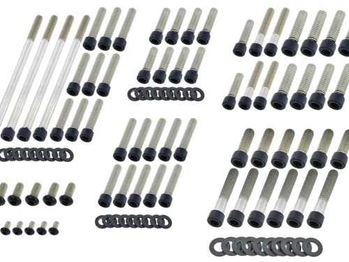 KIT VITI NERE IN ACCIAIO INOX PER MOTORE CAMBIO E PRIMARIA