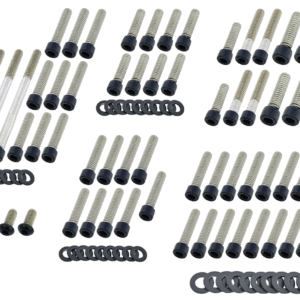 KIT VITI NERE IN ACCIAIO INOX PER MOTORE CAMBIO E PRIMARIA