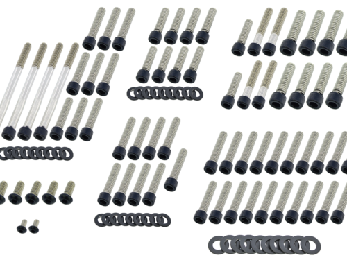 KIT VITI NERE IN ACCIAIO INOX PER MOTORE CAMBIO E PRIMARIA