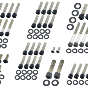 KIT VITI NERE IN ACCIAIO INOX PER MOTORE CAMBIO E PRIMARIA