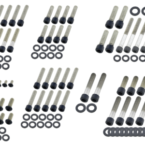 KIT VITI NERE IN ACCIAIO INOX PER MOTORE CAMBIO E PRIMARIA