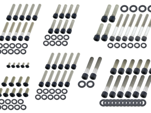 KIT VITI NERE IN ACCIAIO INOX PER MOTORE CAMBIO E PRIMARIA